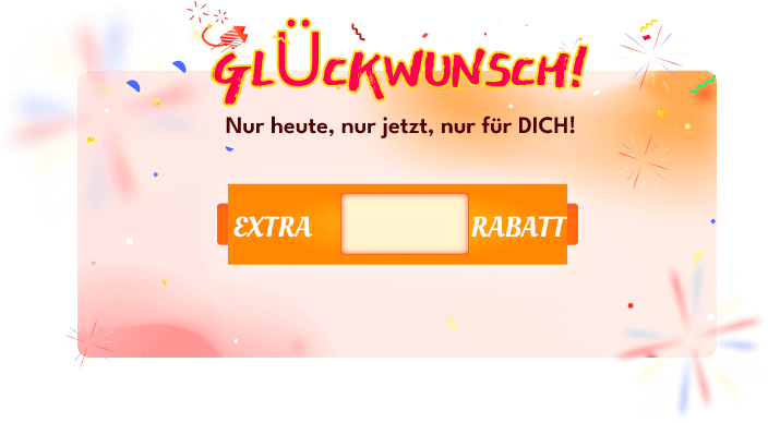 GLÜCKWUNSCH!