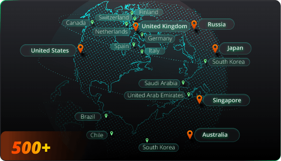  Weltweit Spiele spielen mit 500+ globalen Servern