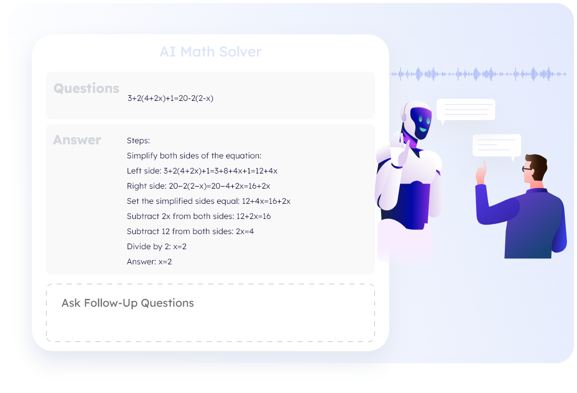Chatten Sie in Echtzeit mit professioneller Mathe KI